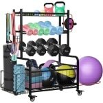 Stevig Halterrek voor Halters en Gewichten - Opbergruimte voor Krachttraining