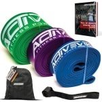 Stevige Fitness Elastiek Set voor Optrekken, Krachttraining en Calisthenics