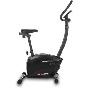 Stille Hometrainer met 8 Weerstandsniveaus en Hartslagmeter | Compact Fitnessapparaat