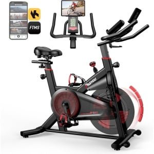 Stille Hometrainer met Magnetische Weerstand en LCD Scherm - Cardio Fitnessfiets voor Thuisgebruik tot 150kg