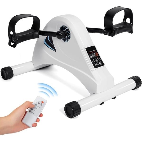 Stoelfiets Beweginstrainer - Fietstrainer met instelbare Weerstand - Bureaufiets - Hometrainer - Trainingsfiets