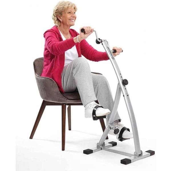 Stoelfiets Beweginstrainer - Fietstrainer met instelbare Weerstand - Bureaufiets - Hometrainer - Traptrainer