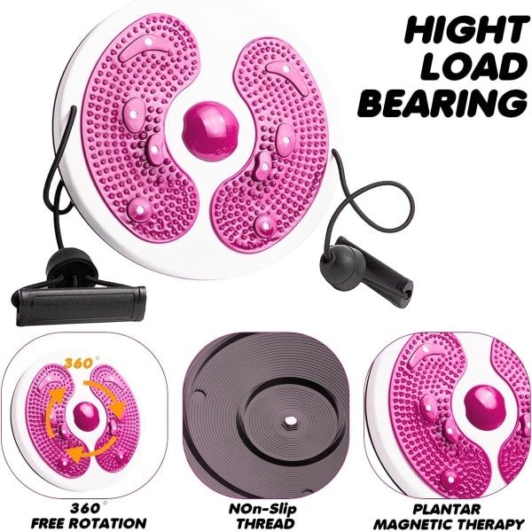 Taille Twister Disc voor Figuurvorming en Cardio Fitness - Draaitol voor Thuis Workout