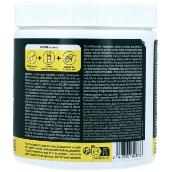 The Green Athlete Pre-Workout - 2 x 345 gr - Voordeelverpakking