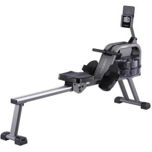 Toorx Fitness Roeitrainer - Waterroeier - Rower Sea 70 - Hartslagfunctie - Inklapbaar - Roeitrainers - Grijs