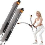 Touwloze Vechttouwen - Fitness Oefentouw - Thuis Krachttraining - Verstelbare Weerstand - 2 Stuks - Zwart