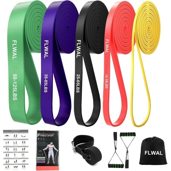 Trainingsriem Met Handvat - Weerstandsriem Pull-up - Fitness Krachttraining - Inclusief Deuranker - Maat L - Licht