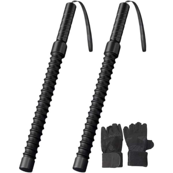 Trainingstouw - Fitness Touw - Cardio Training - Draagbare Antislip Handgreep - 998g Gewicht - Zwart