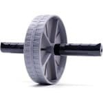 Trainingswiel - Buikspierroller Kernspier trainer - Krachttraining Thuis - Ergonomische Handgrepen - 15cm Diameter - Grijs