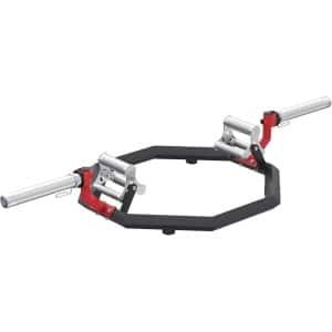 Trap Bar Zwart/Rood met Multi Grip voor Krachttraining en Deadlifts