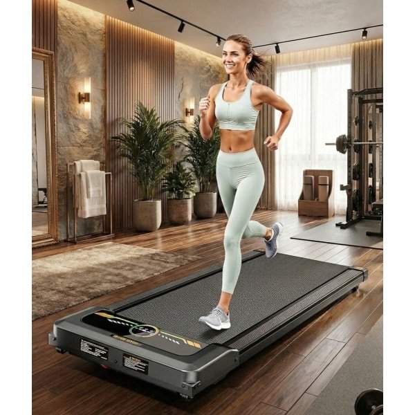 Treadmill Loopband met Hellingsfunctie 1-6 km/u - Compact, Stille 2,5 PK Motor, 150 kg Capaciteit, Incl. Afstandsbediening - Designbest