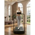 Treadmill RacePro Walking Pad 6% Helling - Inklapbare Loopband voor Thuis en Bureau, 2,5-3 PK, 1-12 km/u, AI-Training via App, Schokabsorberend, Max. 136 kg, LED-Display Designbest