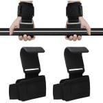 Trekhulpen krachttraining - 1 paar haken voor lifting straps en gym, krachtsport accessoires
