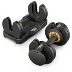 Trex Sport TX-012AB - Verstelbare halter - 1 Stuk Verstelbare Dumbell - Gietijzer - Met draaisysteem - Krachttraining - Fitness - Gym - Sport - Crossfit - 2 kg, 4 kg, 6,5 kg, 9 kg en 11,5 kg