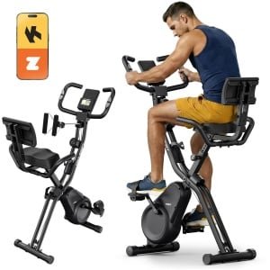 Trex Sport TX-390XB Triber - Hometrainer - Magnetisch - Opvouwbare X-bike - Bluetooth Zwift