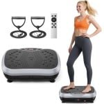 Trilplaat voor Hometraining: Spieropbouw, Vetverbranding en Massage met 120 Niveaus