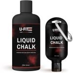 U Fit One Vloeibaar Magnesium Set 50 en 250ml - Turnen - Paaldansen - Klimmen - Crossfit - Gewicht Heffen - Liquid chalk - Magnesium