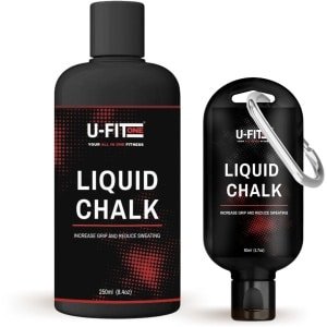 U Fit One Vloeibaar Magnesium Set 50 en 250ml - Turnen - Paaldansen - Klimmen - Crossfit - Gewicht Heffen - Liquid chalk - Magnesium