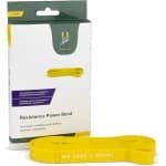 U-Sport Resistance Power Band - Light (Geel) - Fitness Elastiek - Pull-up Ondersteuning & Krachttraining - 105 cm