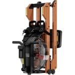 VEVOR Roeitrainer, 6-traps Stille Weerstand, Opvouwbare Houten Waterroeitrainer met 14 L Watertank en LCD-scherm, Compatibel met Bluetooth-app, Draagvermogen van 158kg