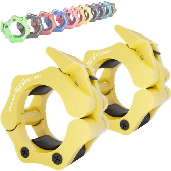 Vergrendelingsklemmen voor Olympische Halterstang 50mm - Stevige Gewichtsklemmen voor Krachttraining