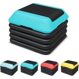 Verstelbaar Aerobic Step Platform 4-Niveaus voor Fitness en Krachttraining