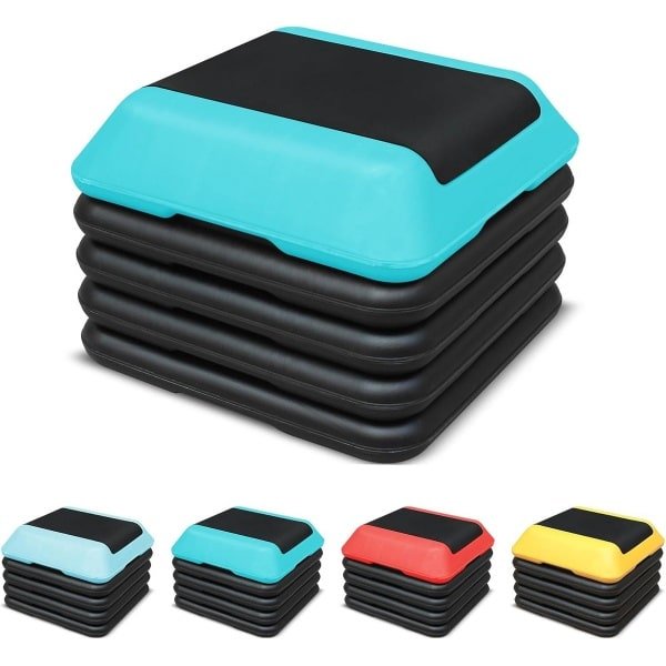 Verstelbaar Aerobic Step Platform 4-Niveaus voor Fitness en Krachttraining