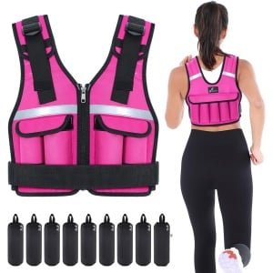 Verstelbaar Gewichtsvest 1-8 KG voor Krachttraining en Cardio