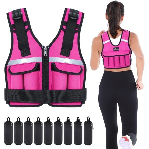 Verstelbaar Gewichtsvest 1-8 KG voor Krachttraining en Cardio