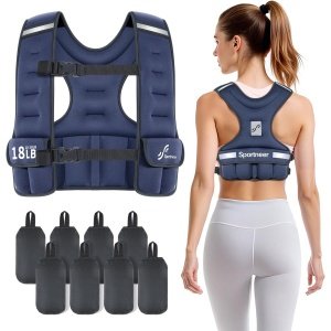 Verstelbaar Gewichtsvest - Loopvest Trainingsvest - Krachttraining Fitness - Verstelbaar Gewicht - Tot 816 kg - Blauw