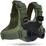 Verstelbaar Gewichtsvest - Trainingsvest Kracht - Calisthenics CrossFit Hardlopen - Innovatief Gewichtlaadsysteem - Capaciteit tot 80kg - Army Green