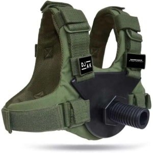 Verstelbaar Gewichtsvest - Trainingsvest Kracht - Calisthenics CrossFit Hardlopen - Innovatief Gewichtlaadsysteem - Capaciteit tot 80kg - Army Green