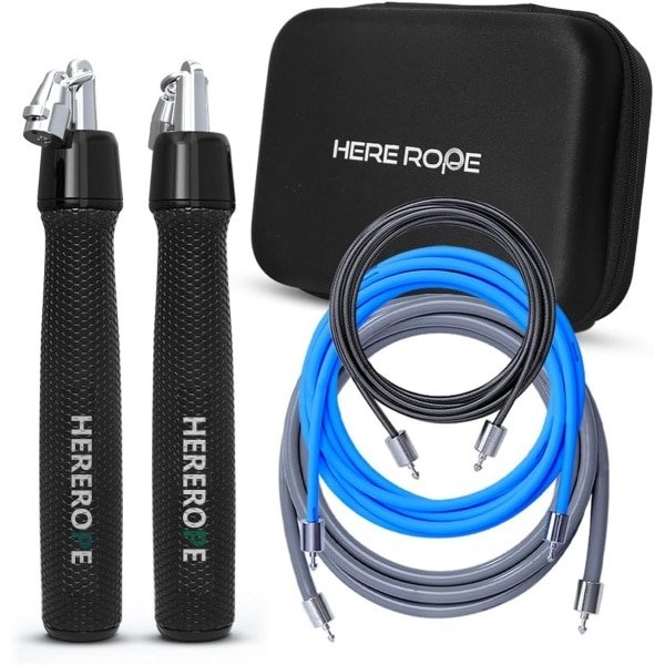 Verstelbaar Springtouw met Gewichten - 3-in-1 Trainingsopties voor Fitness en Cardio