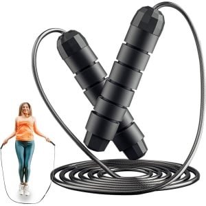 Verstelbaar Springtouw met Kogellagers voor Fitness, Krachttraining en Aerobics