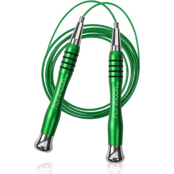 Verstelbaar Springtouw voor Fitness en Cardio Training - Groen