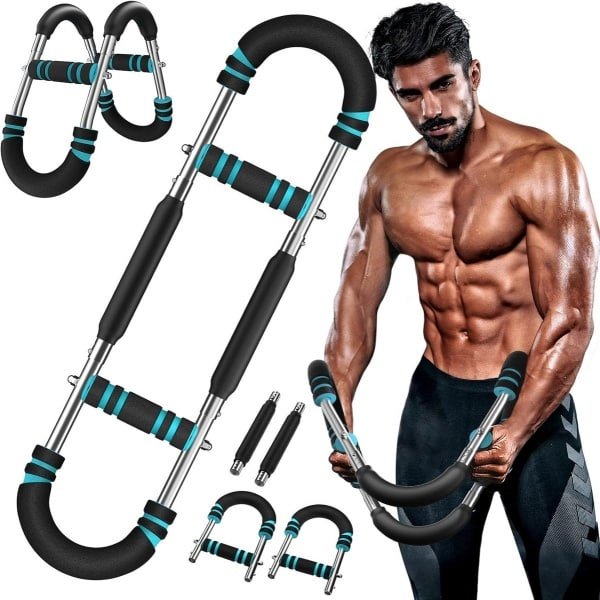 Verstelbare Armtrainer voor Borst en Biceps - Krachttraining Tool met 3 Weerstanden