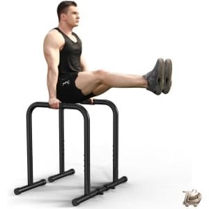 Verstelbare Dips Parallel Bar - Push Up en Dip Station - Fitness Apparatuur voor Thuis en Studio - Street Workout Rek - Krachttraining Upper Body Trainer - Arm en Schouder Workout Station - Calisthenics - Dip Station