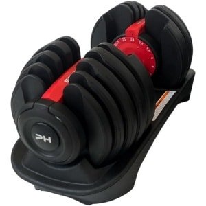 Verstelbare Dumbbell 24kg - 15-in-1 Eénhandige Verstelling voor Krachttraining