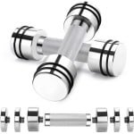 Verstelbare Dumbbells - Set Van 2 - Thuisgym Fitness Gewichten - Krachttraining Voor Armen En Bovenlichaam