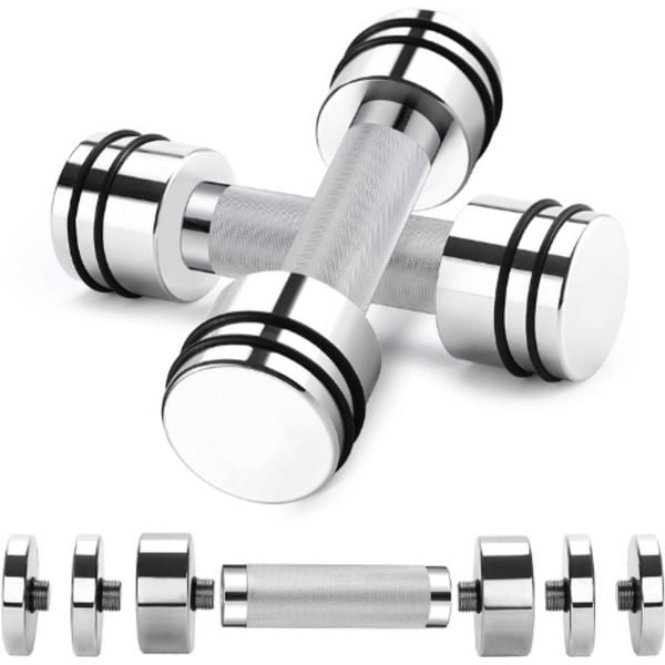 Verstelbare Dumbbells - Set Van 2 - Thuisgym Fitness Gewichten - Krachttraining Voor Armen En Bovenlichaam