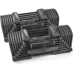 Verstelbare Dumbbells Zwart Gietijzer - Compacte Halters voor Krachttraining Thuis