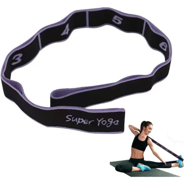 Verstelbare Elastische Fitnessband Set voor Yoga, Pilates en Krachttraining