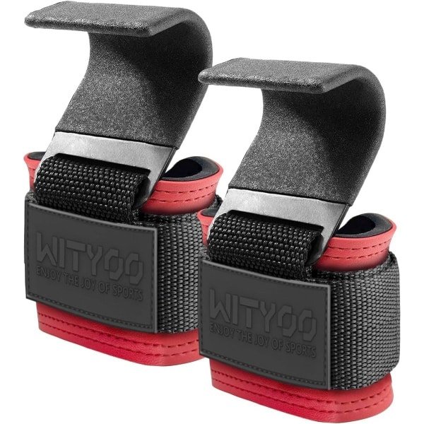 Verstelbare Fitness Gewicht Hefhaken met Polssteun voor Krachttraining