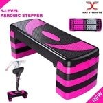 Verstelbare Fitness Stepper met 5 Hoogte-instellingen voor Aerobic en Cardio Training