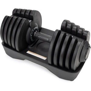 Verstelbare Halter 18 kg met Gewichtselectie via Knop | Fitness Dumbbell voor Krachttraining