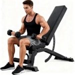 Verstelbare Halterbank Heavy Duty met Hoge Capaciteit voor Krachttraining Thuis