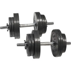 Verstelbare Halters (2x 13,6 kg) - Complete Set Fitness Gewichten voor Krachttraining