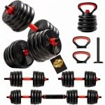 Verstelbare Halters Set met Koppeling voor Krachttraining