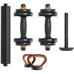 Verstelbare Halterset 10 kg met Barbell voor Krachttraining