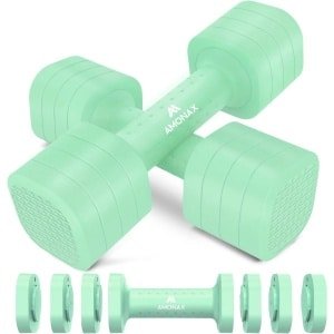 Verstelbare Halterset 4-in-1: Lichtgewicht Handgewichten voor Krachttraining Thuis